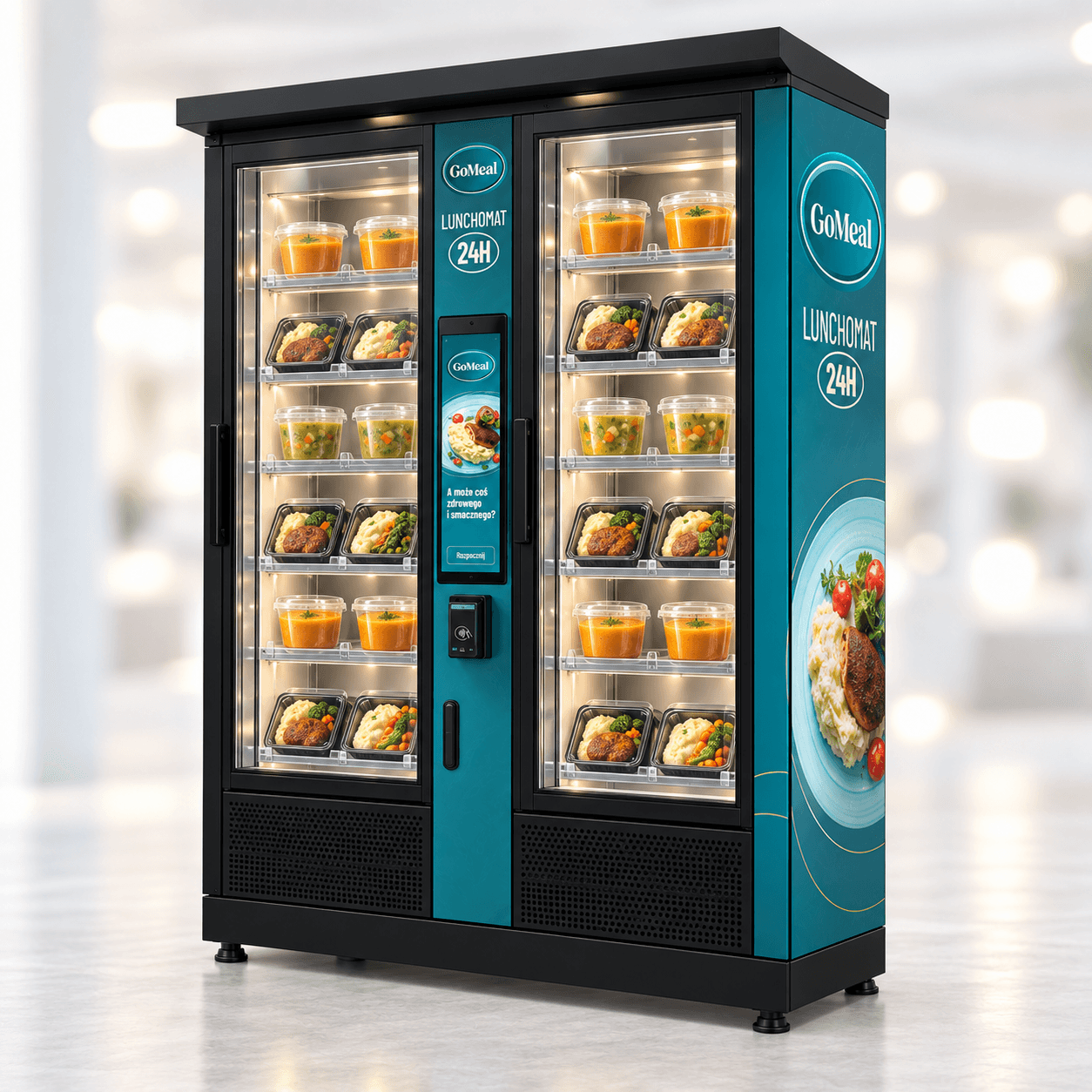 Hot food vending machines